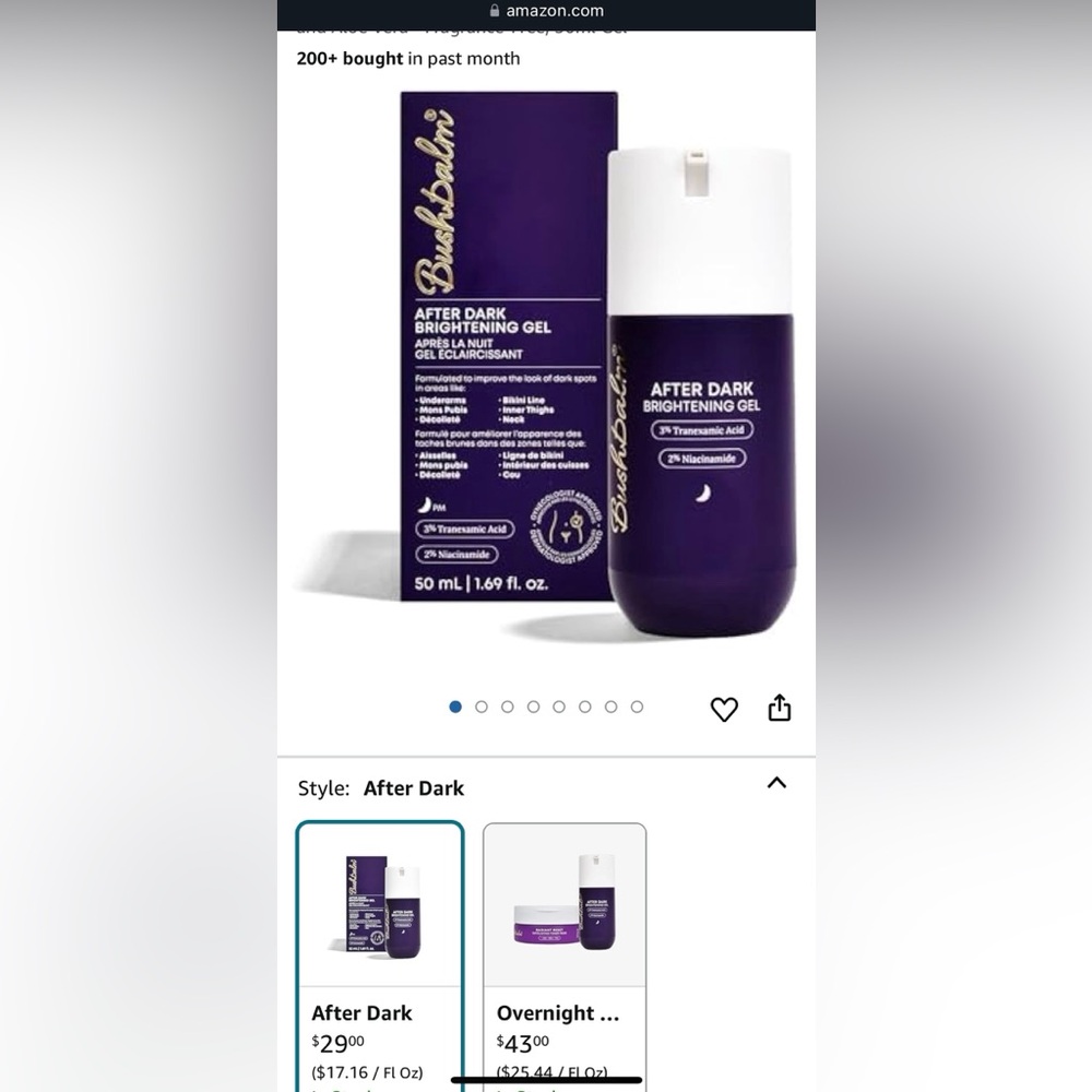 Bush Balm After Dark Brightening Gel